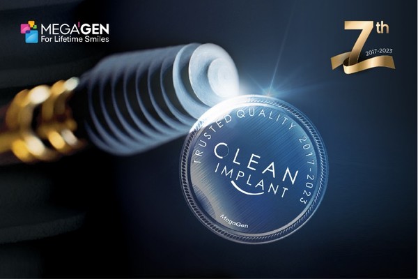 메가젠이 ‘Clean Implant Trusted Quality Award’를 7년 연속 수상했다.